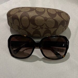 Coach Brown Tortoise Sunglasses